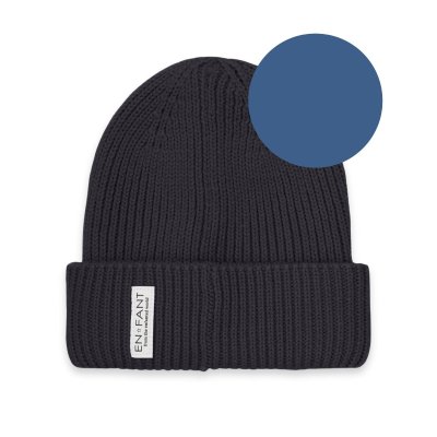 En Fant Pletená čepice s podšívkou - Star Sapphire, vel. 54