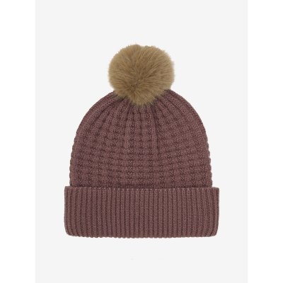 En Fant Pletená čepice s bambulí - Rose Taupe, vel. 48 - obrázek