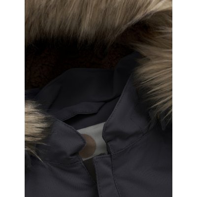 En Fant Zimní kombinéza s eko kožešinou - Ebony, vel. 86 - obrázek