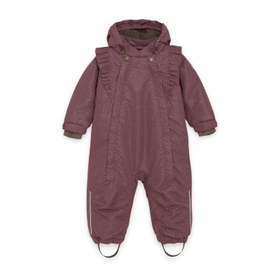 En Fant Zimní kombinéza s volánky - Rose Taupe, vel. 86
