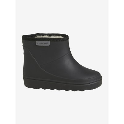 En Fant Dětské nízké termo holínky Solid - Black, vel. 21 - obrázek