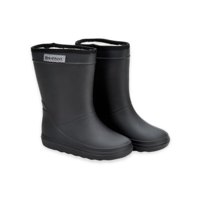 En Fant Dětské termo holínky - Black, vel. 24