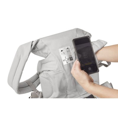 Ergobaby Nosítko Omni Deluxe Cotton - Pearl Grey - obrázek