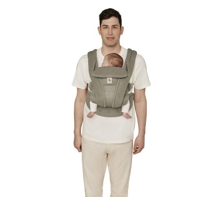 Ergobaby Nosítko Omni Deluxe Mesh - Soft Olive - obrázek