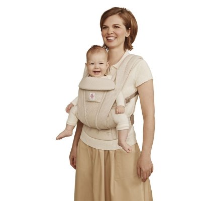 Ergobaby Nosítko Omni Deluxe Mesh - Natural Beige - obrázek