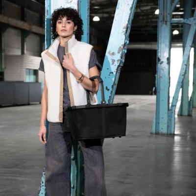 Reisenthel Nákupní koš Carrybag - Mesh Black - obrázek