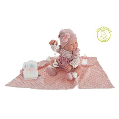 Antonio Juan Realistická panenka miminko mrkací a čůrající 42 cm - Mia - obrázek