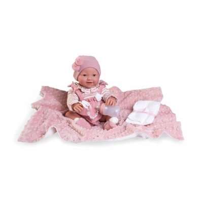 Antonio Juan Realistická panenka miminko mrkací a čůrající 42 cm - Mia