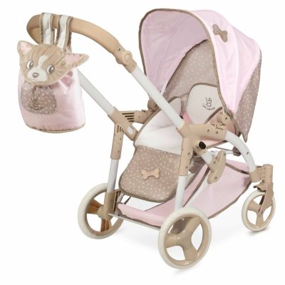 DeCuevas Skládací kočárek pro panenky 3v1 s přenosnou taškou 75 cm - Didi - obrázek