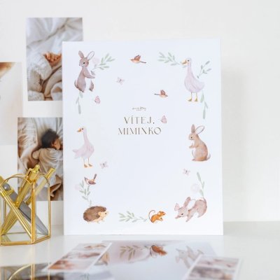 Love & Story Design Vzpomínková knížka pro miminka - Forest Fairytale - obrázek