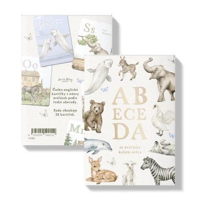 Love & Story Design Kartičky se zvířaty - Abeceda - obrázek