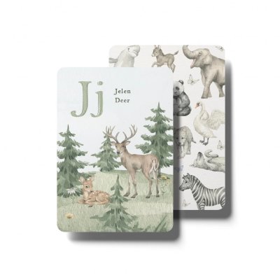 Love & Story Design Kartičky se zvířaty - Abeceda - obrázek