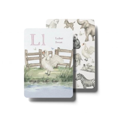 Love & Story Design Kartičky se zvířaty - Abeceda - obrázek