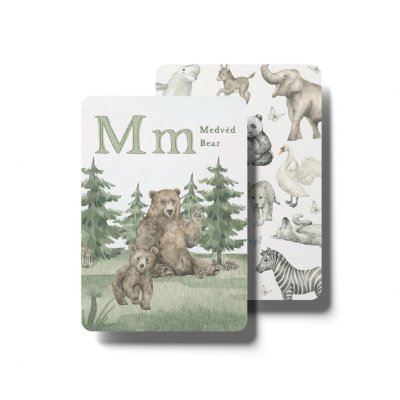 Love & Story Design Kartičky se zvířaty - Abeceda - obrázek
