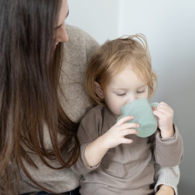 Lovi Tréninkový hrneček Genius 150 ml - Pistachio - obrázek