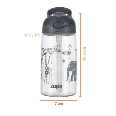Zopa Tritanová láhev Sport 480 ml - Dino - obrázek
