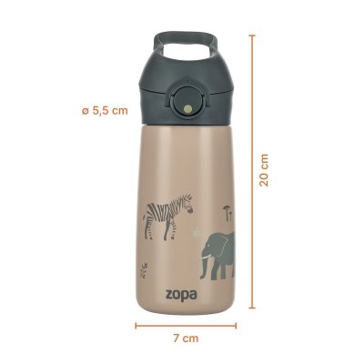 Zopa Termoska na pití s pítkem 400 ml - Mountains - obrázek