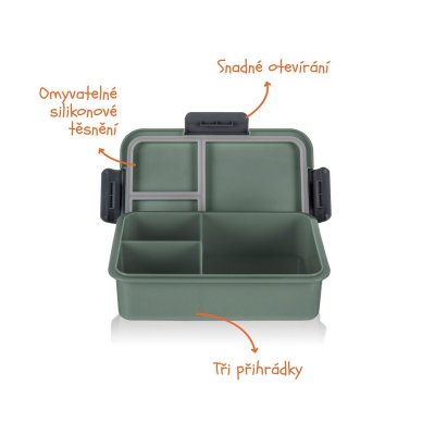 Zopa Svačinový box 1 120 ml - Dino - obrázek