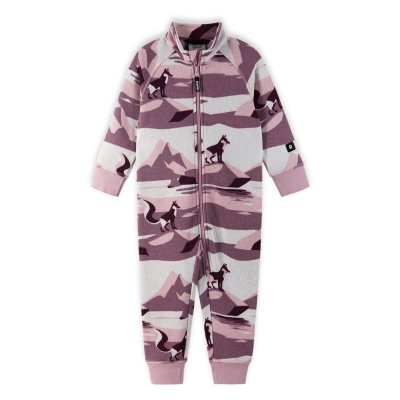 Reima Dětský fleecový overal Myytti - Deep Purple, vel. 80