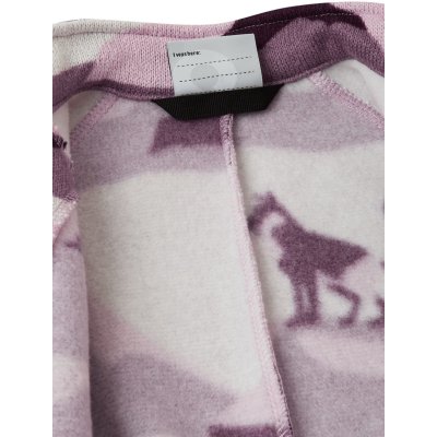 Reima Dětský fleecový overal Myytti - Deep Purple, vel. 92 - obrázek