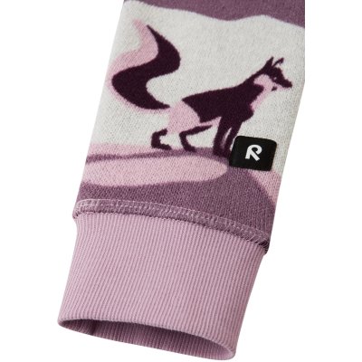 Reima Dětský fleecový svetr Ornament - Deep Purple, vel. 110 - obrázek