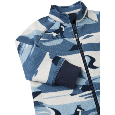 Reima Dětský fleecový svetr Ornament - Navy, vel. 110 - obrázek
