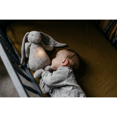 Moonie Organic Usínáček Zajíček 2.0 - Grey - obrázek