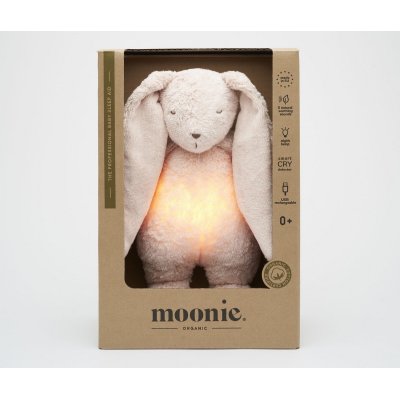 Moonie Organic Usínáček Zajíček 2.0 - Rose - obrázek