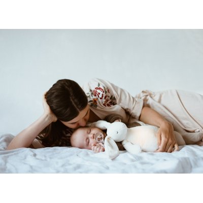 Moonie Organic Usínáček Zajíček 2.0 - Rose - obrázek