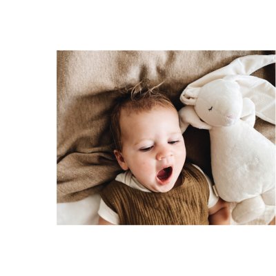 Moonie Organic Usínáček Zajíček 2.0 - Sand - obrázek