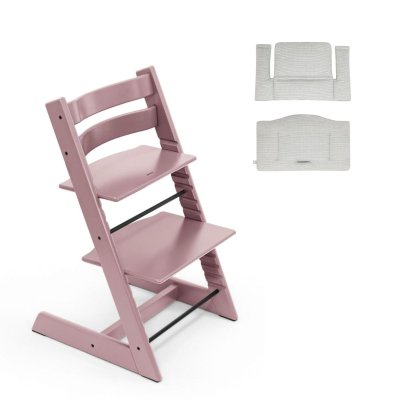 Stokke Tripp Trapp Židlička + Polštářek OCS - Heather Mauve/Grey