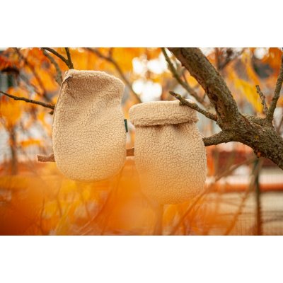 Kong.Walther Rukavice na kočárek - Creme Teddy - obrázek
