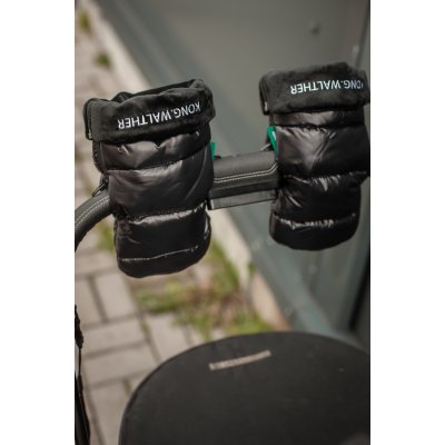 Kong.Walther Rukavice na kočárek - Puffer Black - obrázek