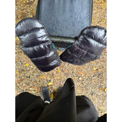 Kong.Walther Rukavice na kočárek - Puffer Black - obrázek