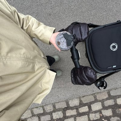 Kong.Walther Rukavice na kočárek - Puffer Black