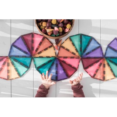 Connetix Magnetická stavebnice - Pastel Mega Pack, 202 ks - obrázek