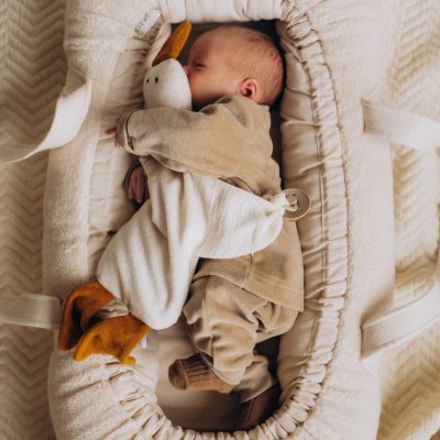 Wooly Organic Velurové tepláčky s nízkým sedem - Savannah, vel. 50/56