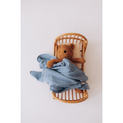 Wooly Organic Plyšový medvídek - Caramel Brown - obrázek