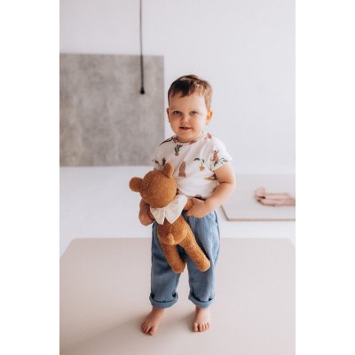 Wooly Organic Yoga Plyšová hračka - Teddy - obrázek