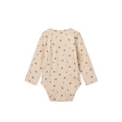 Liewood Yanni Body s dlouhým rukávem - Peach Mini/Sea Shell, vel. 74 - obrázek