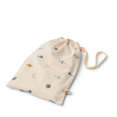 Liewood Birk Pyžamový overal - Aviator/Ecru, vel. 62 - obrázek