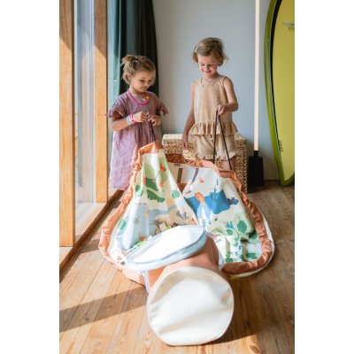 Play & Go Soo Úložný koš s podložkou - Zoo - obrázek