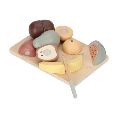 Little Dutch Krájecí ovoce dřevěné - obrázek