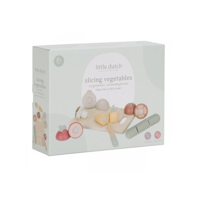 Little Dutch Krájecí zelenina dřevěná - obrázek