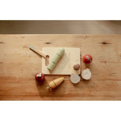 Little Dutch Krájecí zelenina dřevěná - obrázek