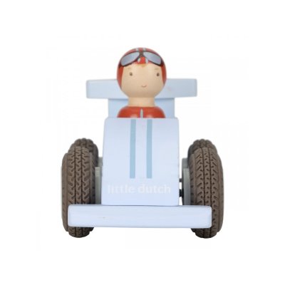 Little Dutch Závodní autíčka na setrvačník dřevěná - obrázek