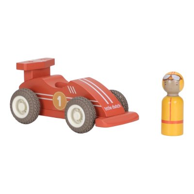 Little Dutch Závodní autíčka na setrvačník dřevěná - obrázek