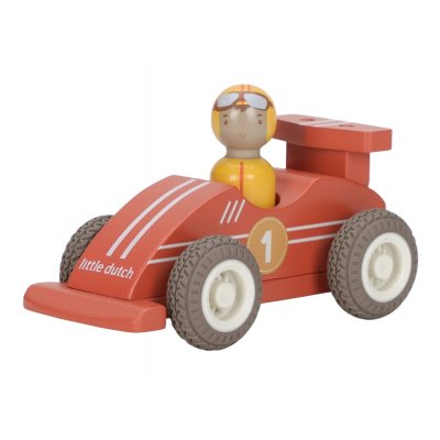 Little Dutch Závodní autíčka na setrvačník dřevěná - obrázek