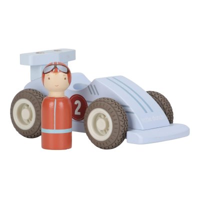 Little Dutch Závodní autíčka na setrvačník dřevěná - obrázek