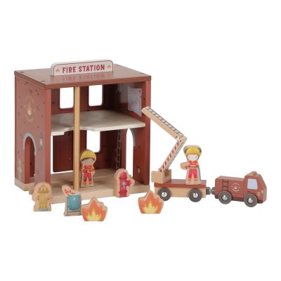 Little Dutch Hasičská stanice dřevěná - obrázek